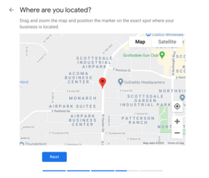 Google My Business: Set Up in 9 Easy Steps | Location on the map