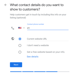 Google My Business: Set Up in 9 Easy Steps | Step 5 Contact Details